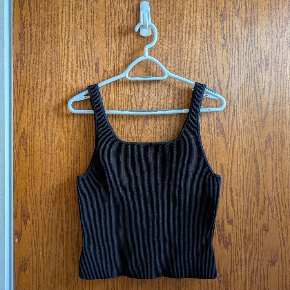 EUC Babaton sculpt knit square neck tank